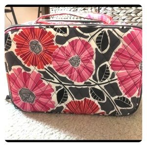 Vera Bradley Large Blush and brush case